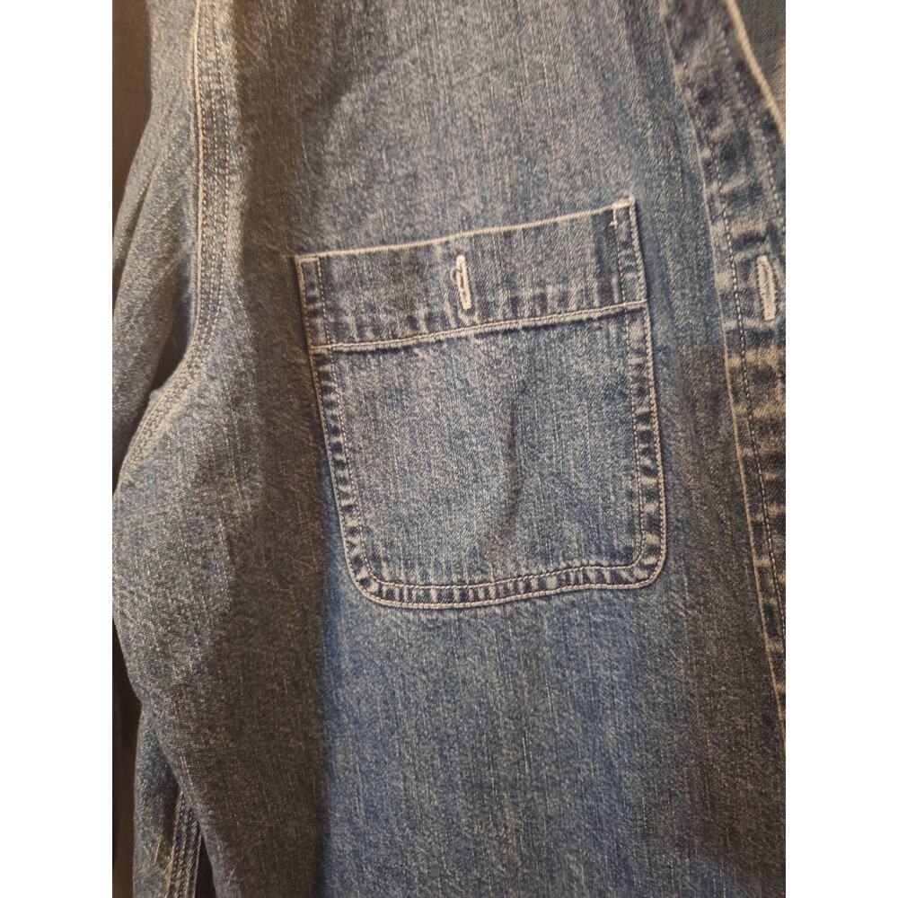 VTG Lauren Jeans Co Ralph Lauren Denim Button Down Shirt L NWT - Picture 3 of 16